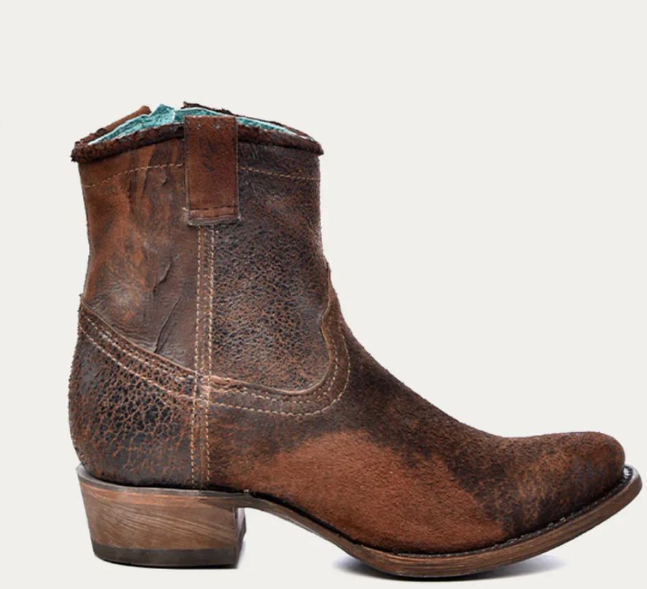 CORRAL LADIES TAN ANKLE BOOTS STYLE C1064 - Image 3