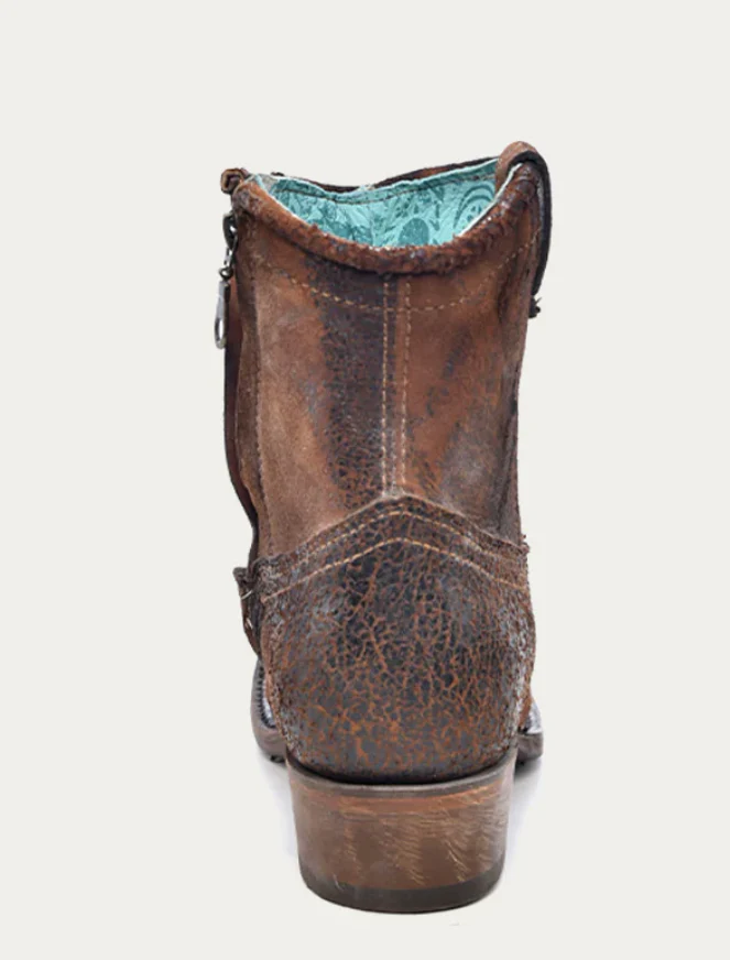 CORRAL LADIES TAN ANKLE BOOTS STYLE C1064 - Image 5