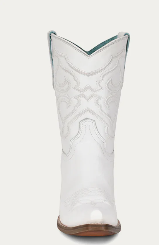 CORRAL LADIES WHITE ANKLE BOOTS STYLE Z5071 - Image 4