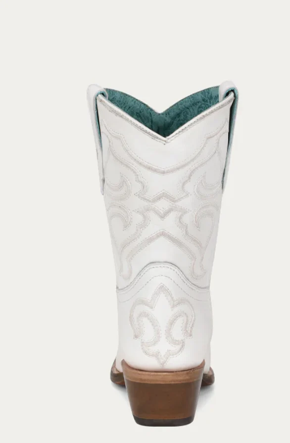 CORRAL LADIES WHITE ANKLE BOOTS STYLE Z5071 - Image 5