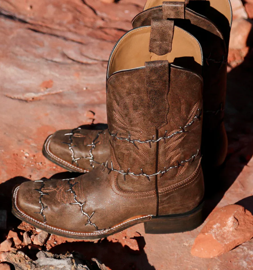 CORRAL MENS BROWN COWBOY BOOTS STYLE A3532 - Image 2