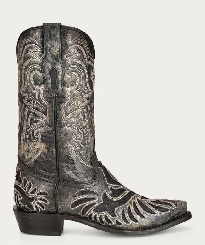 CORRAL MENS EXOTIC PYTHON INLAY BOOTS STYLE A4351 - Image 4