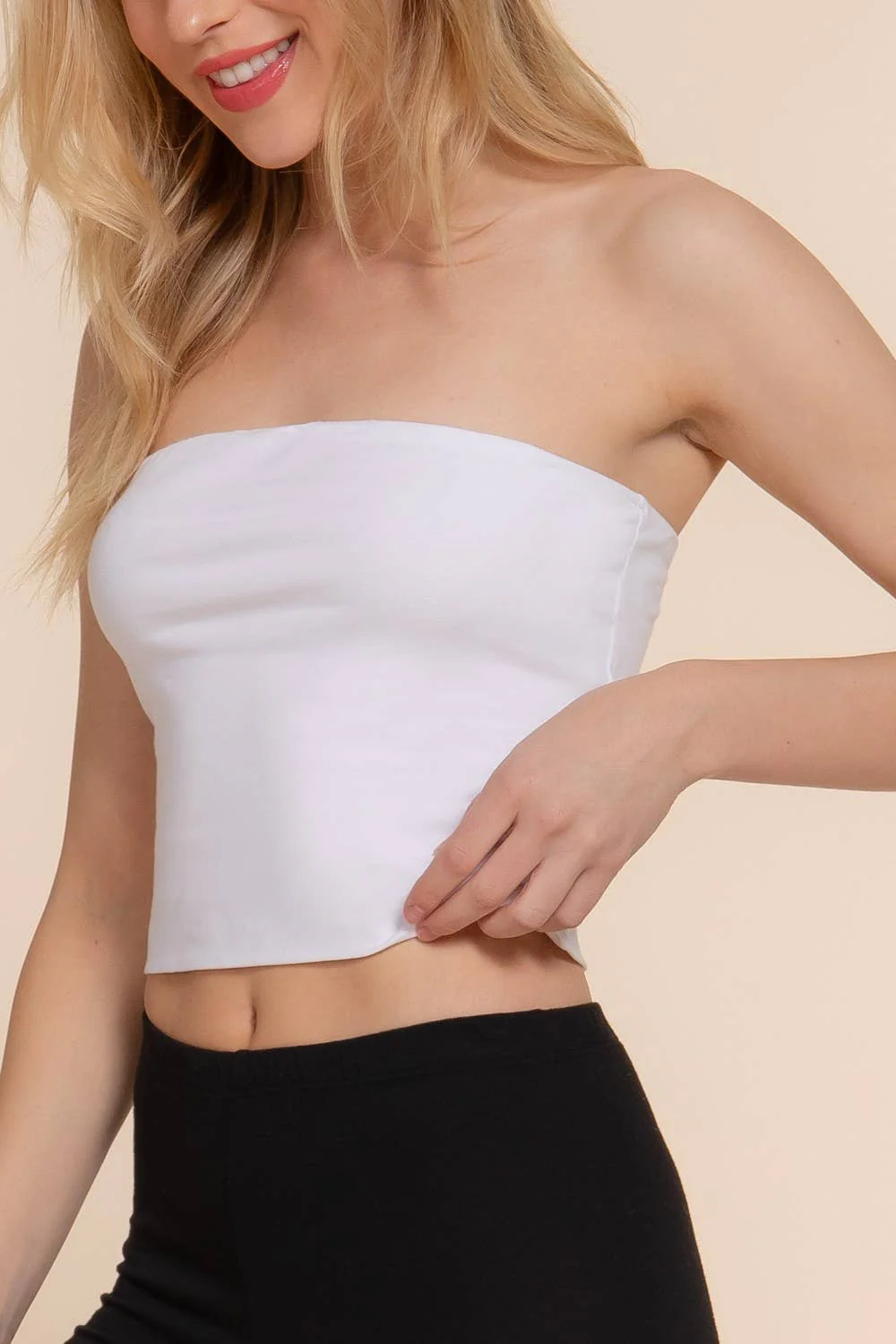 Crop Tube Cotton Jersey Top - Image 6