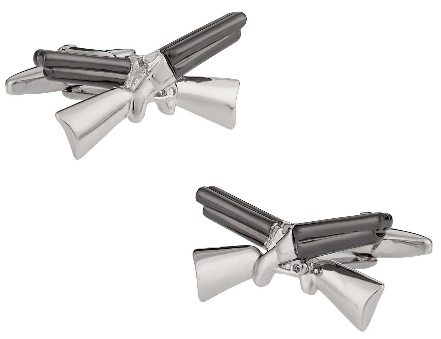 Crossed Shotgun Cufflinks