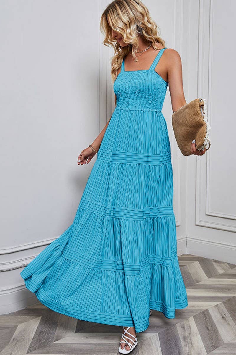 CWDMD1612_SLEEVELESS TANK TOP STRIPED MAXI DRESS - Image 16