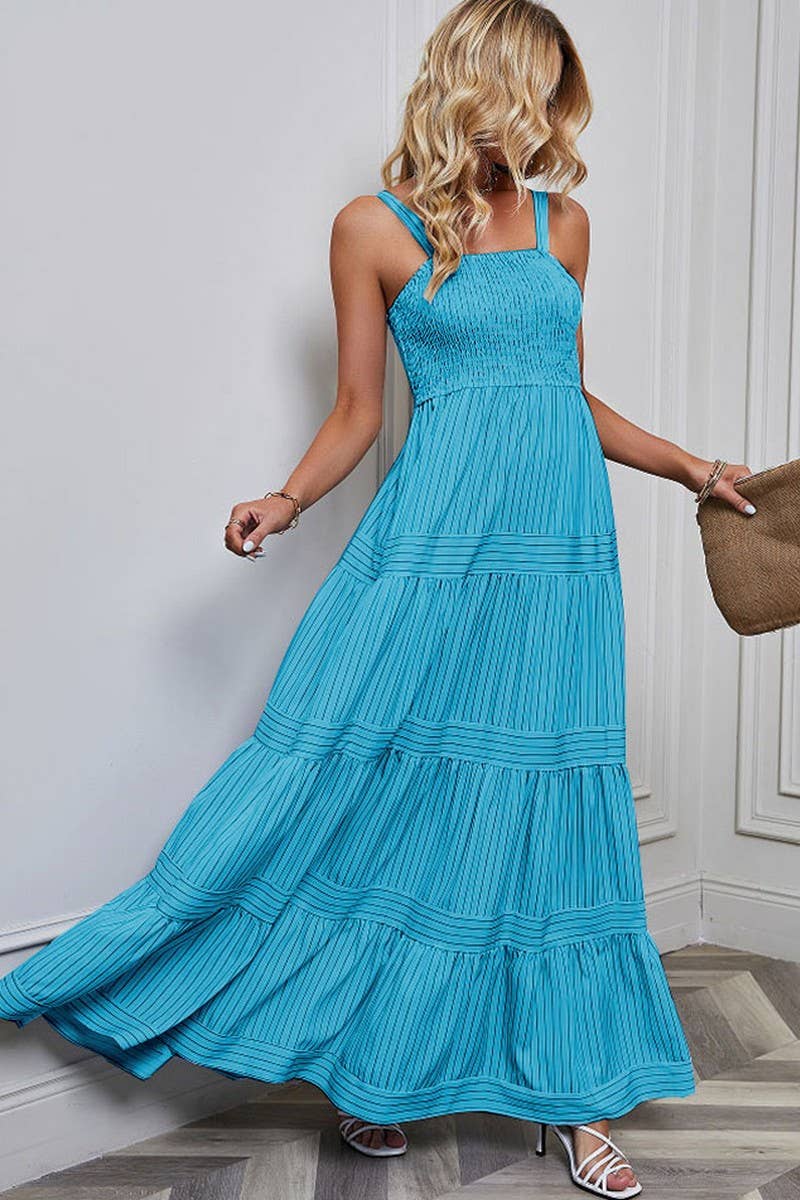 CWDMD1612_SLEEVELESS TANK TOP STRIPED MAXI DRESS - Image 18