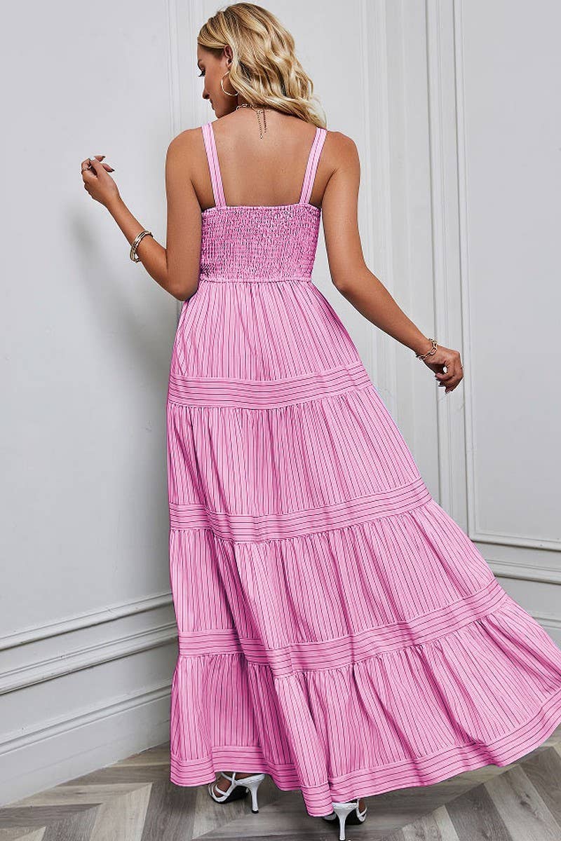 CWDMD1612_SLEEVELESS TANK TOP STRIPED MAXI DRESS - Image 23