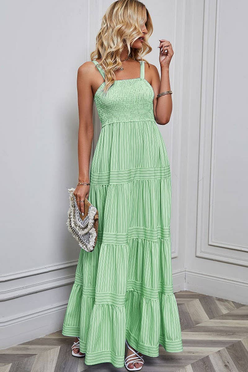 CWDMD1612_SLEEVELESS TANK TOP STRIPED MAXI DRESS - Image 8