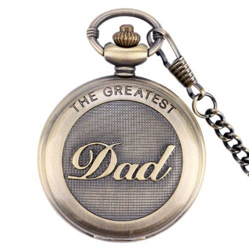 Dad Gift Father's Day Special Design Quartz Pocket Watch - Image 2