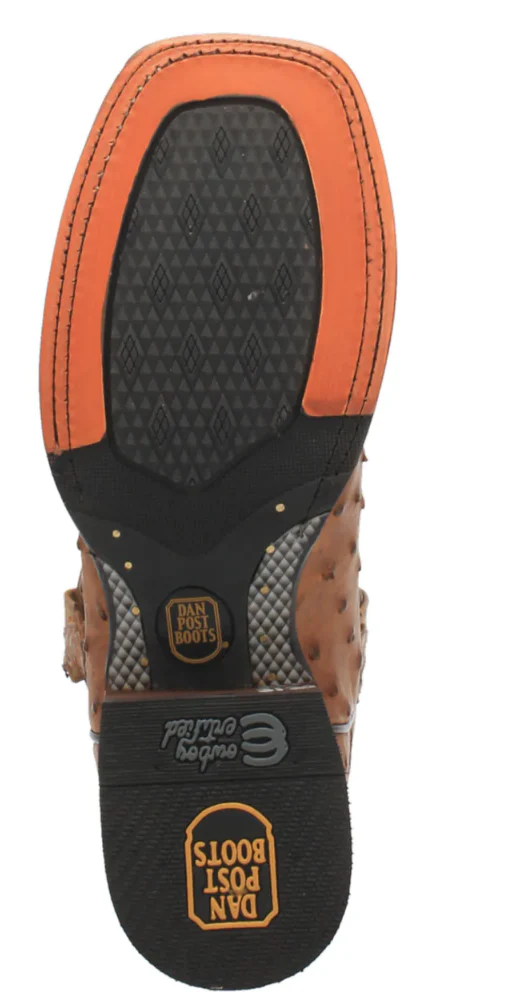 Dan Post Alamosa Men's Ostrich Exotic Western Boots Style DP4874 - Image 3