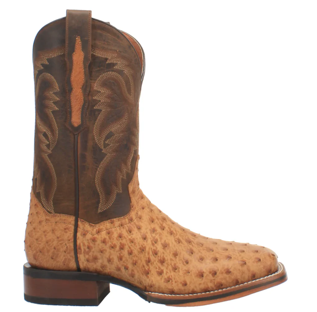 Dan Post Kershaw Men's Ostrich Exotic Western Boots Style DP4951 - Image 5