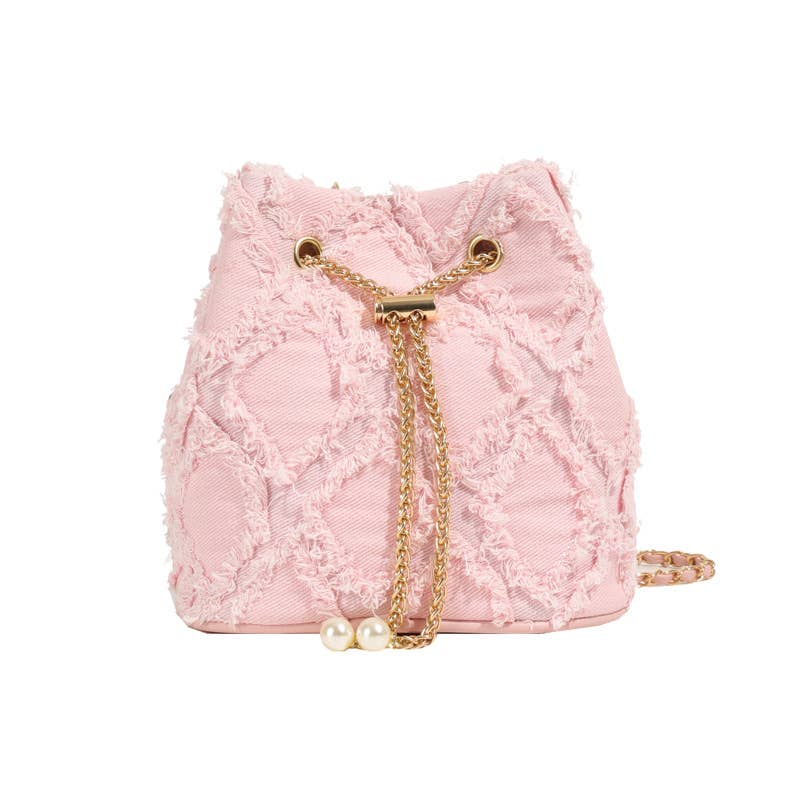 Denim fashionable crossbody bucket bag - Image 3