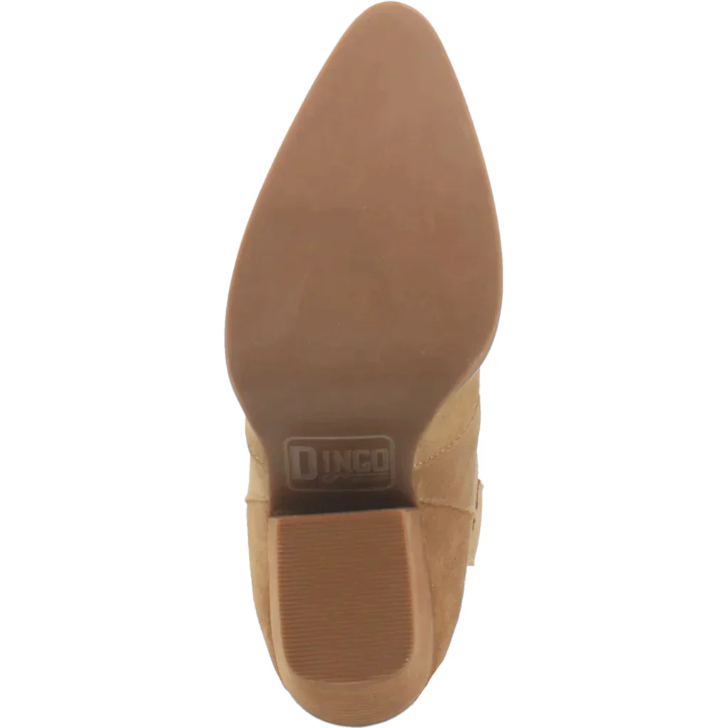 DINGO FLANNIE NATURAL LEATHER BOOTIE STYLE DI342WH3 - Image 7
