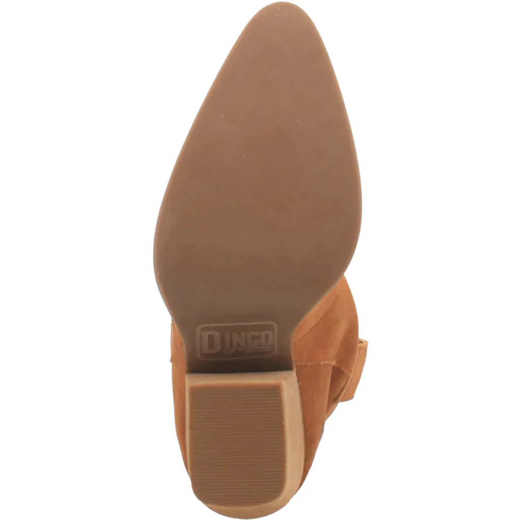DINGO FLANNIE WHISKY LEATHER BOOTIE STYLE DI342BN - Image 8