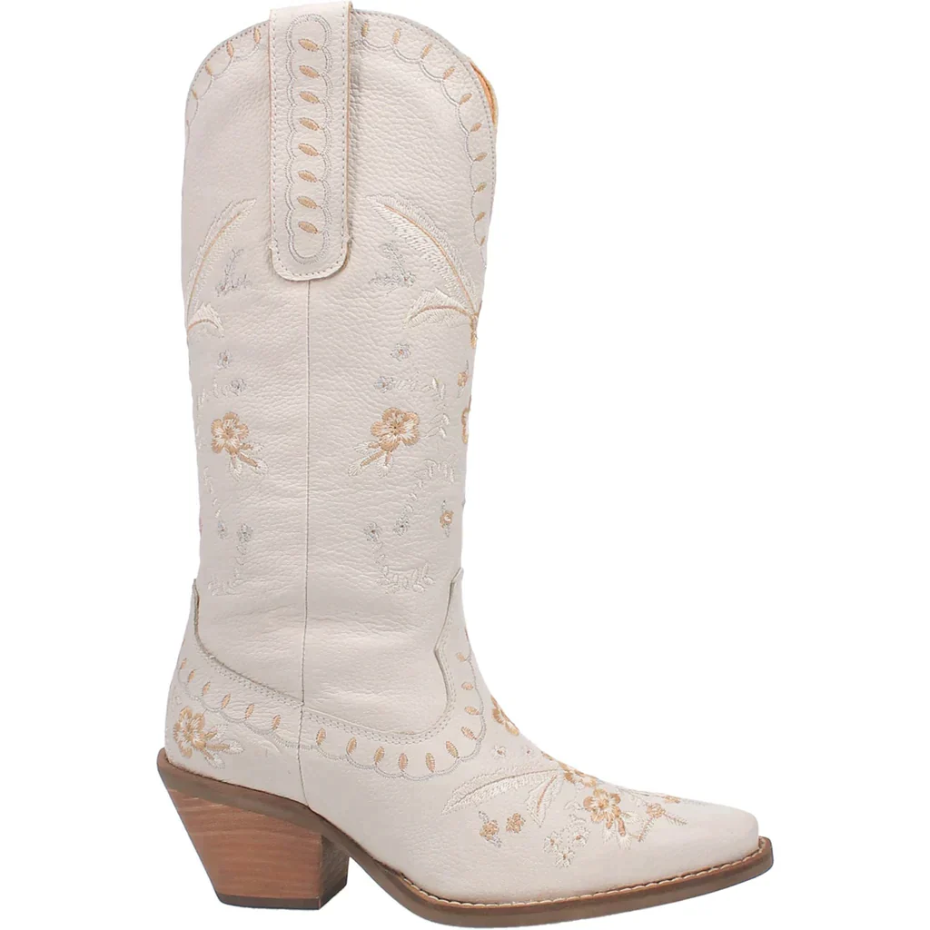 DINGO FULL BLOOM LEATHER BOOT STYLE DI939WH - Image 2
