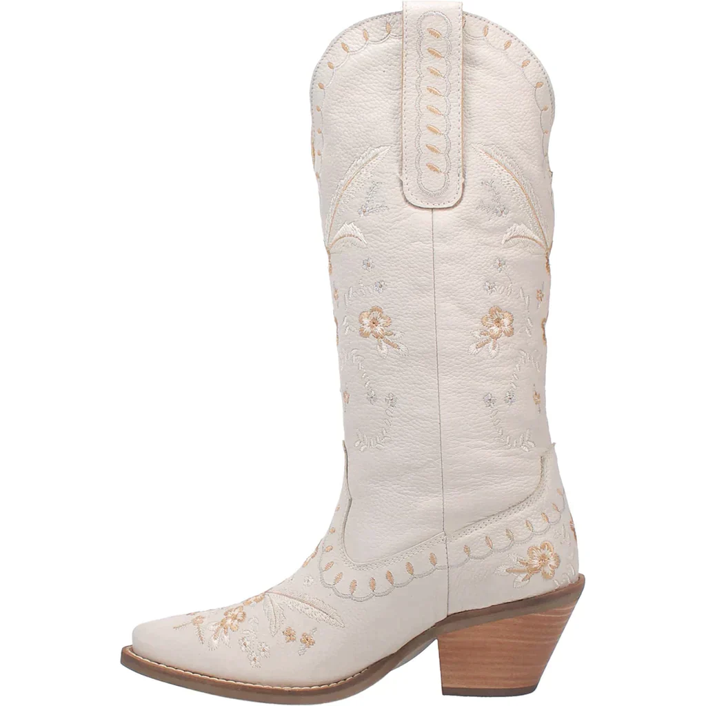 DINGO FULL BLOOM LEATHER BOOT STYLE DI939WH - Image 3