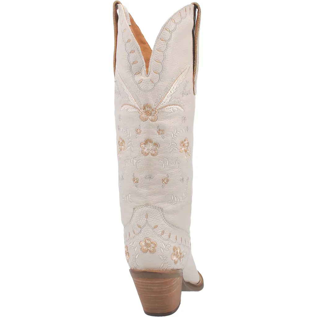 DINGO FULL BLOOM LEATHER BOOT STYLE DI939WH - Image 4