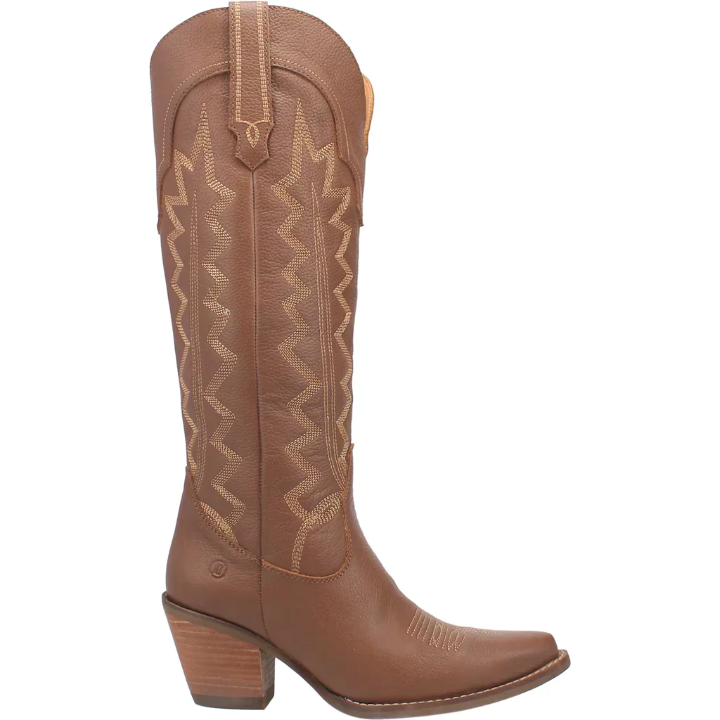 DINGO HIGH COTTON LEATHER BOOT STYLE DI936BN - Image 2