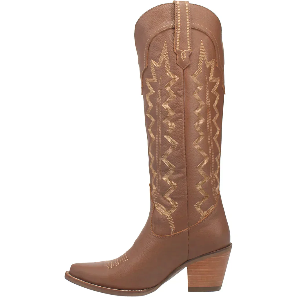 DINGO HIGH COTTON LEATHER BOOT STYLE DI936BN - Image 3