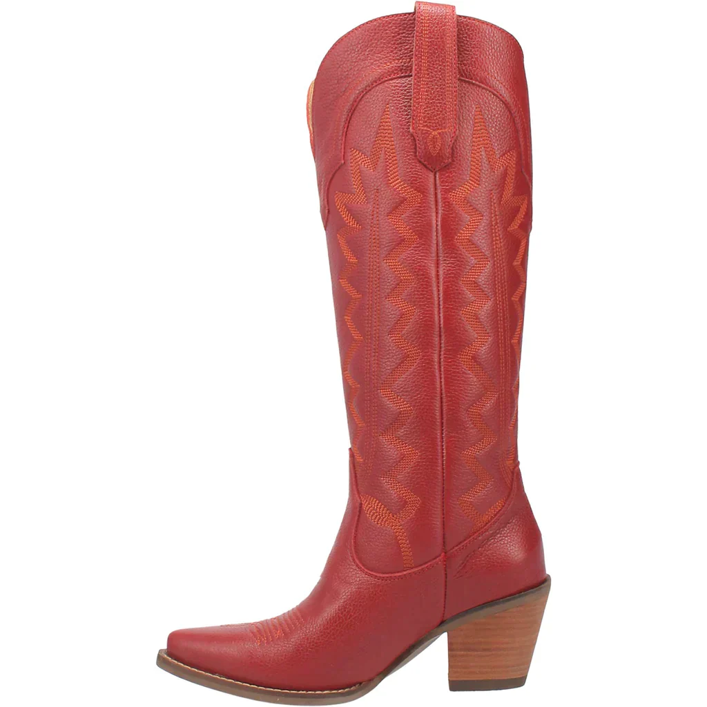 DINGO HIGH COTTON LEATHER BOOT STYLE DI936RD - Image 3