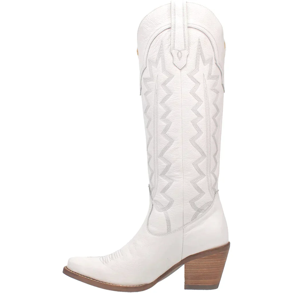 DINGO HIGH COTTON LEATHER BOOT STYLE DI936WH - Image 3
