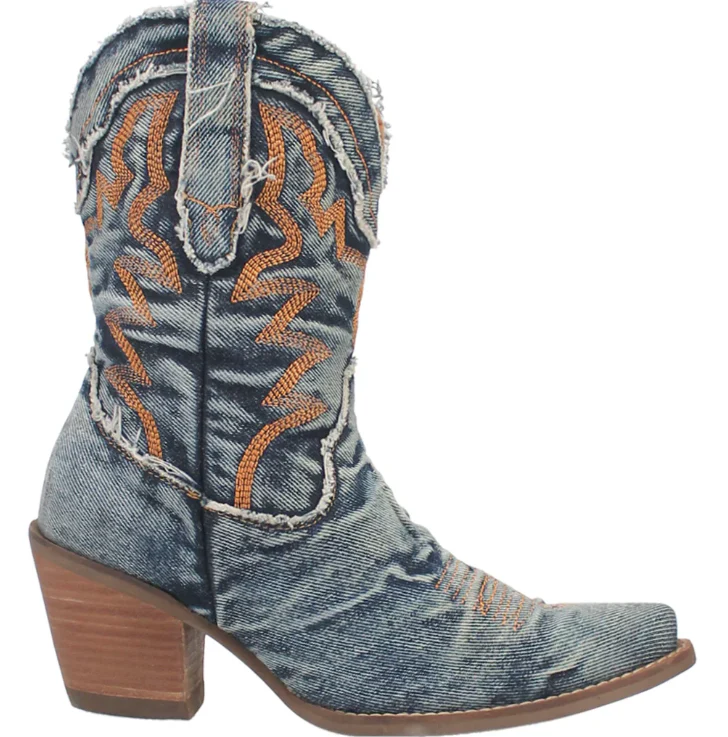 DINGO Y'ALL NEED DOLLY DENIM BOOT STYLE DI950-BL - Image 2