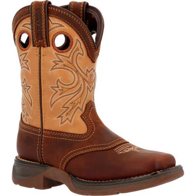 DURANGO LIL REBEL LITTLE KIDS’ BROWN TAN WESTERN BOOT STYLE DBT0240C