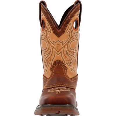 DURANGO LIL REBEL LITTLE KIDS’ BROWN TAN WESTERN BOOT STYLE DBT0240C - Image 3