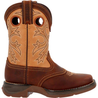 DURANGO LIL REBEL LITTLE KIDS’ BROWN TAN WESTERN BOOT STYLE DBT0240C - Image 7