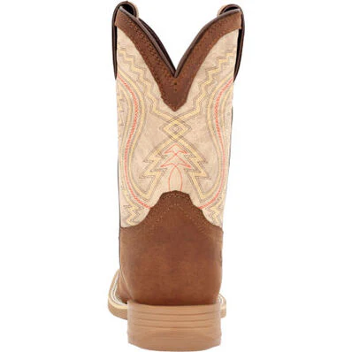 DURANGO LIL' REBEL PRO BIG KIDS' COFFEE AND BONE WESTERN BOOT STYLE DBT0241Y - Image 4