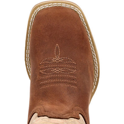 DURANGO LIL' REBEL PRO BIG KIDS' COFFEE AND BONE WESTERN BOOT STYLE DBT0241Y - Image 6