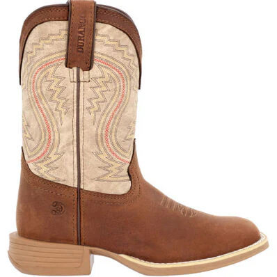 DURANGO LIL' REBEL PRO BIG KIDS' COFFEE AND BONE WESTERN BOOT STYLE DBT0241Y - Image 7