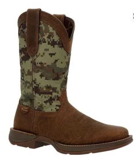 DURANGO MENS GREEN DIGI CAMO WESTERN BOOT STYLE DDB0329