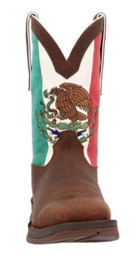 DURANGO MENS MEXICO FLAG WESTERN BOOT STYLE DDB0430 - Image 4