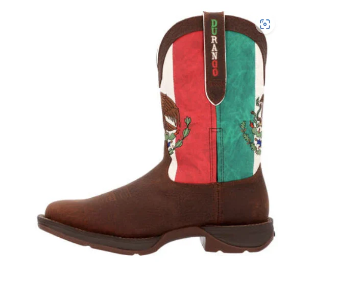 DURANGO MENS MEXICO FLAG WESTERN BOOT STYLE DDB0430 - Image 5