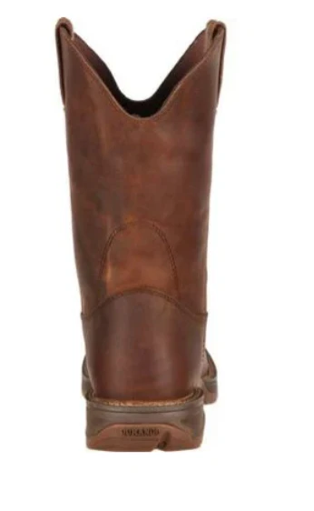 DURANGO MENS REBEL BROWN PULL-ON WESTERN BOOT STYLE DB5444 - Image 2