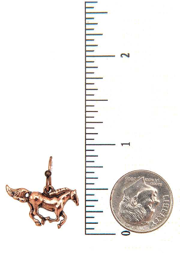 ETCHED HORSE PENDANT NECKLACE SET 294 - Image 3