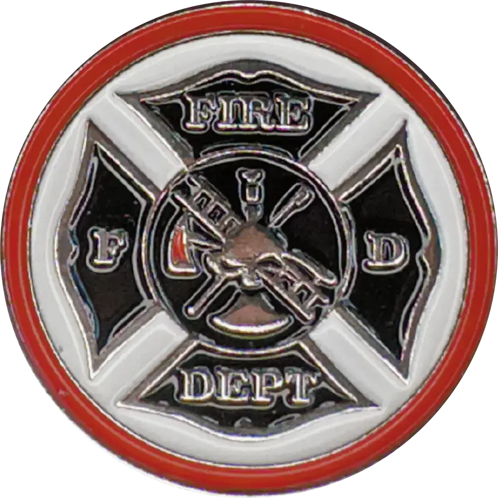 Fire Dept - Magnetic Hat Pin