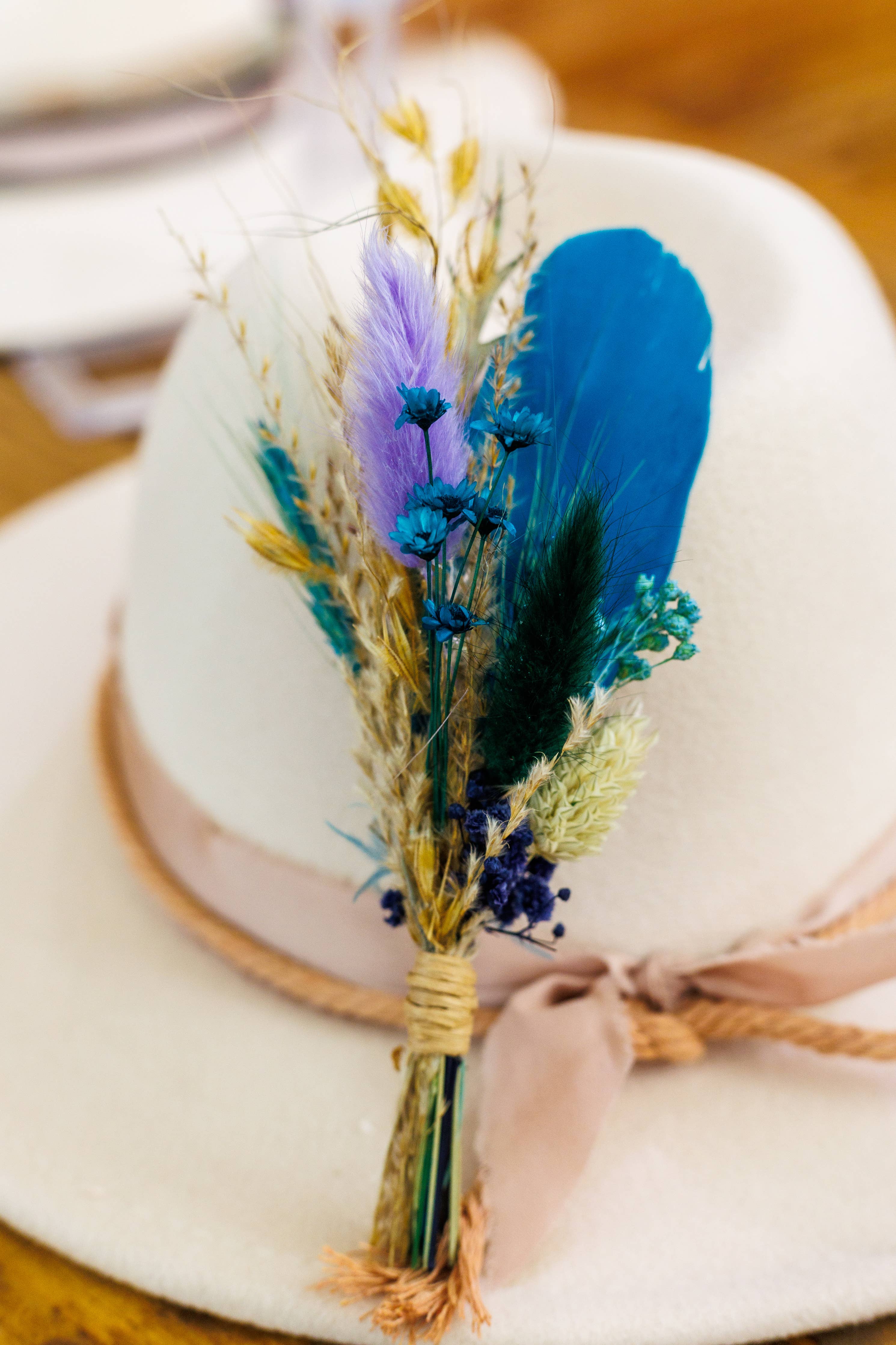 Florals and Feathers Hat pins - Bold Colors only - Image 3