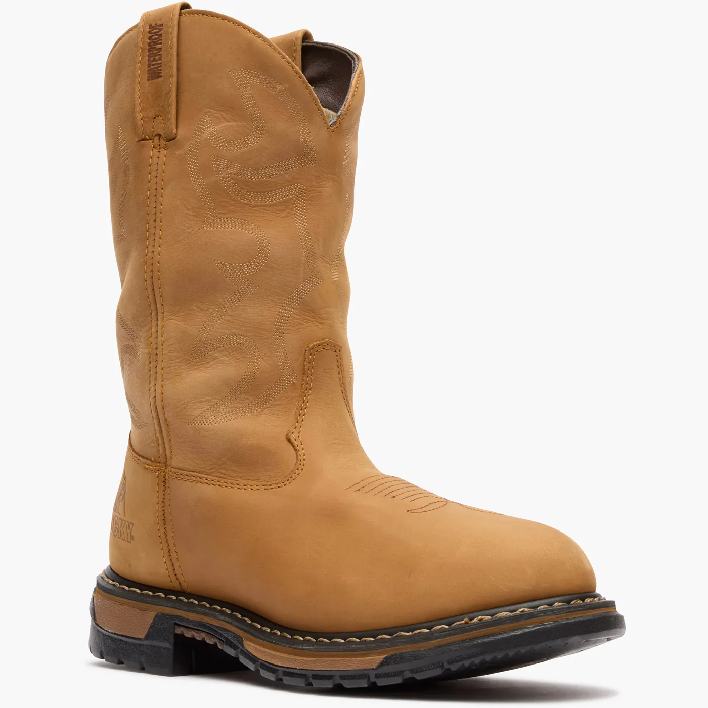 Rocky Original Ride Branson Roper Waterproof Western Boots FQ0002733