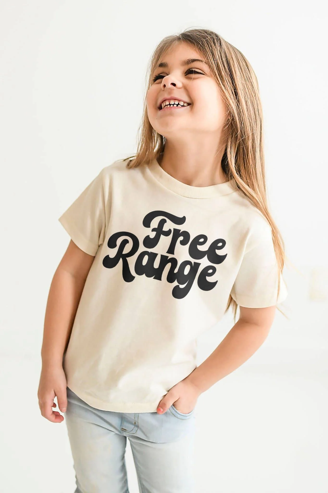 Free Range Kids T-shirt | Eco-Friendly Farm Graphic Tee - Image 4