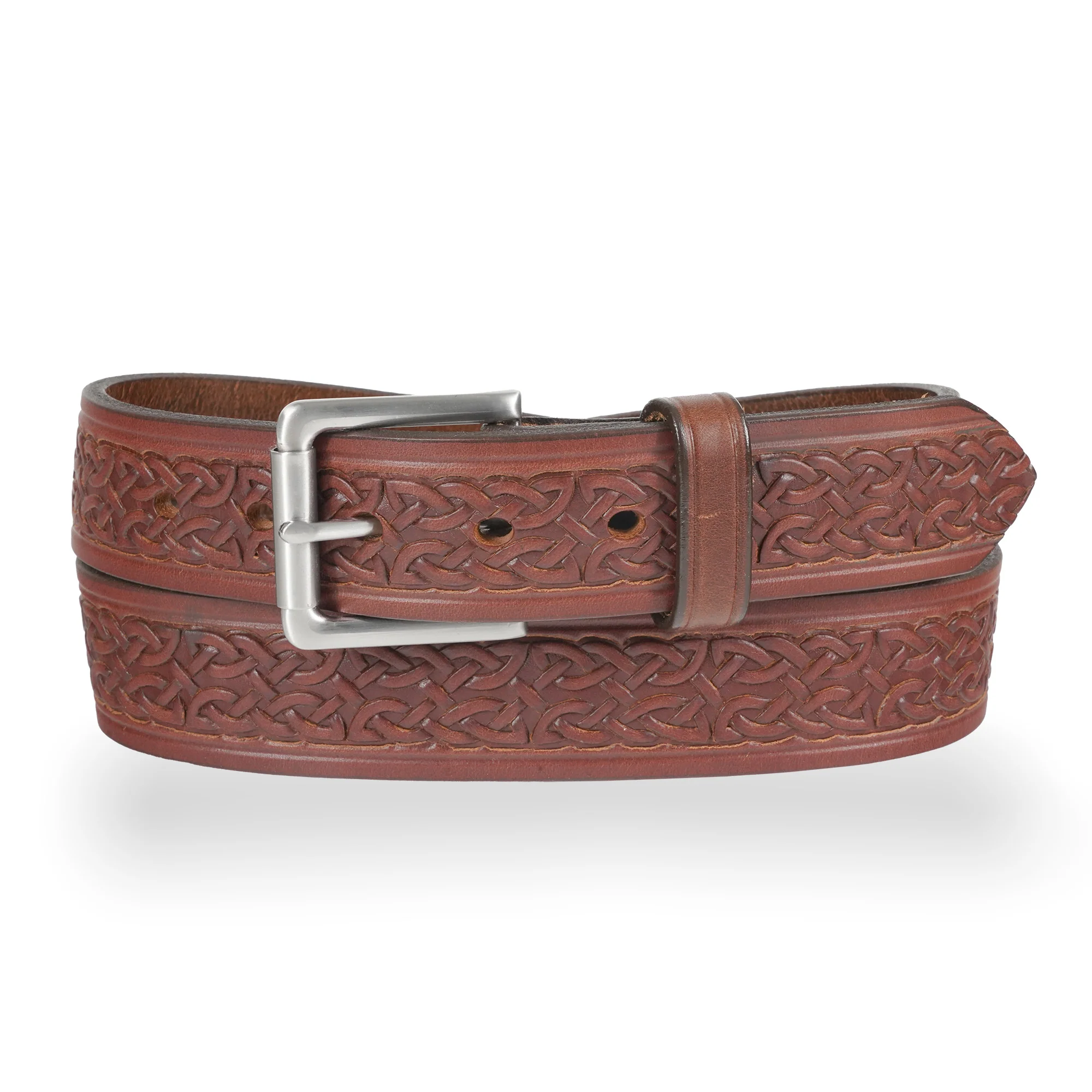 Gingerich Belts Heavy Duty Celtic Design Mens Style Style 203-04
