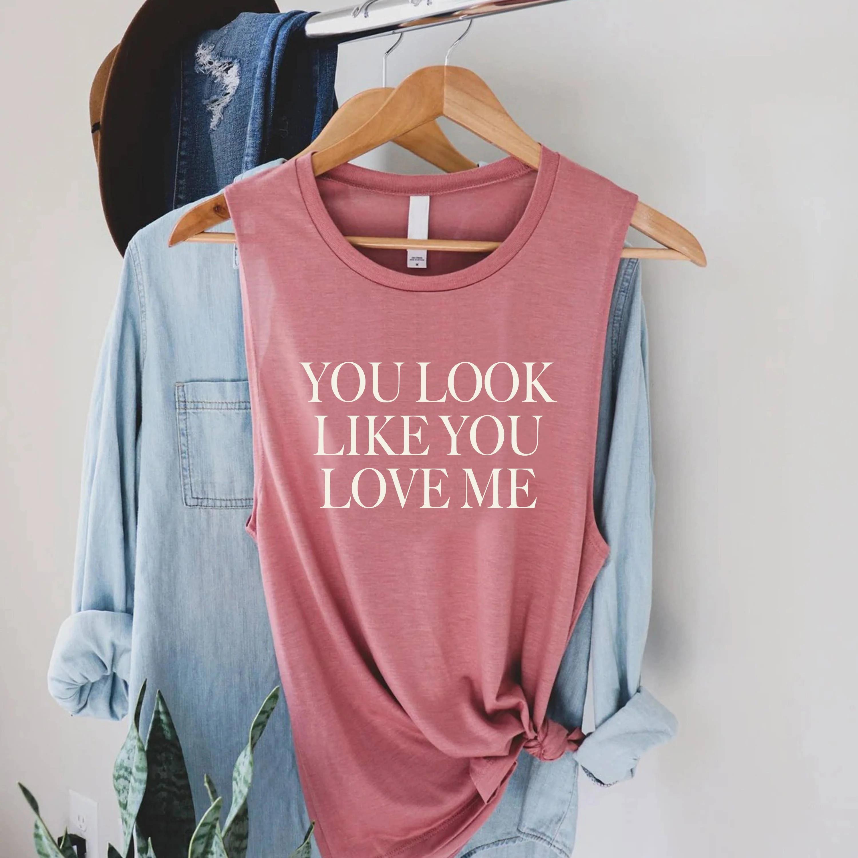 Graphic tank top - You look like you love me - Image 4