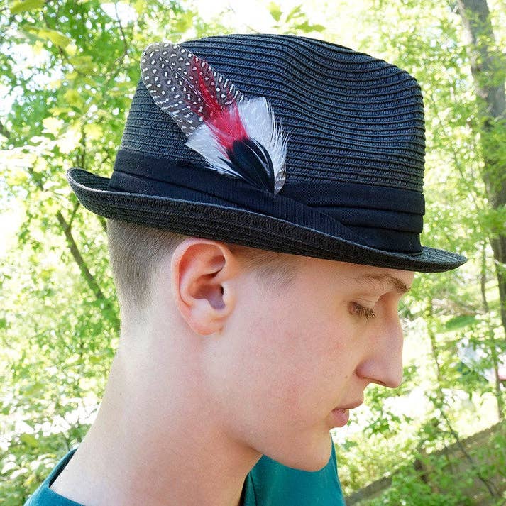 Guinea Rooster Turkey Feather Hat Trims - Image 5