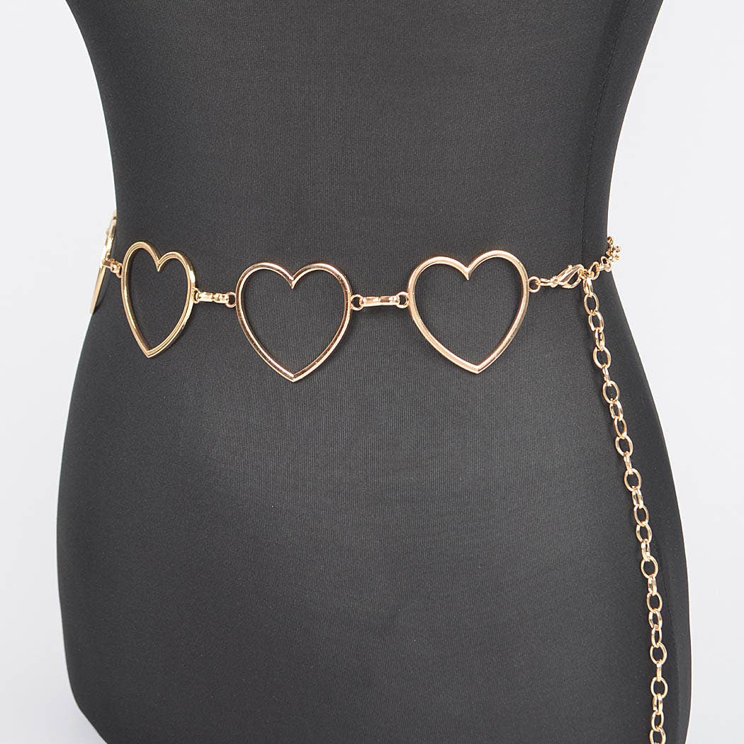 Heart Shape Chain Belt