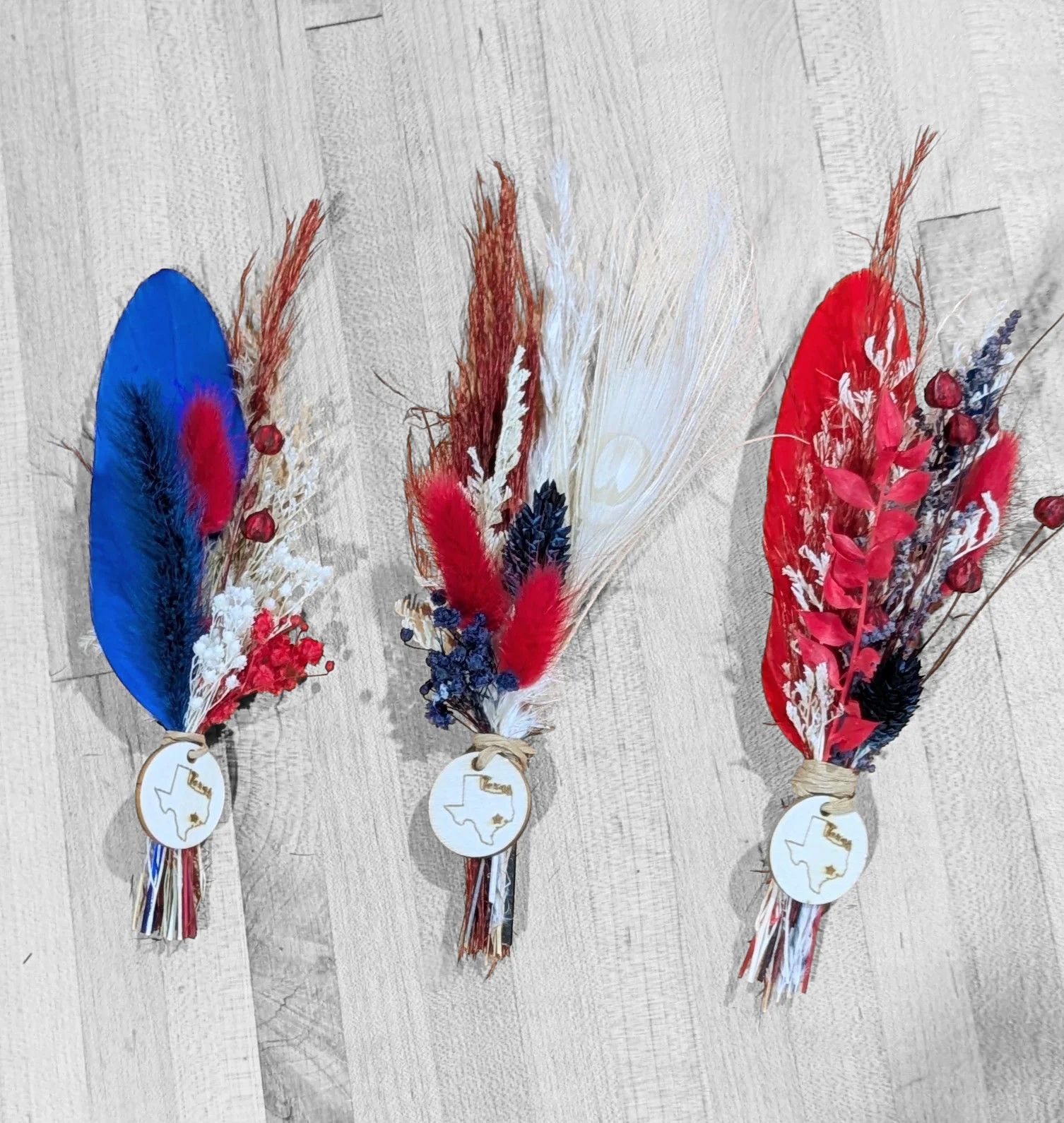 Houston Texans Game Day Hat Pins - Set of 3