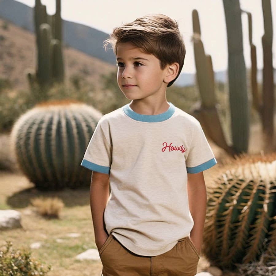 Howdy Vintage Ringer (Youth) - Image 3