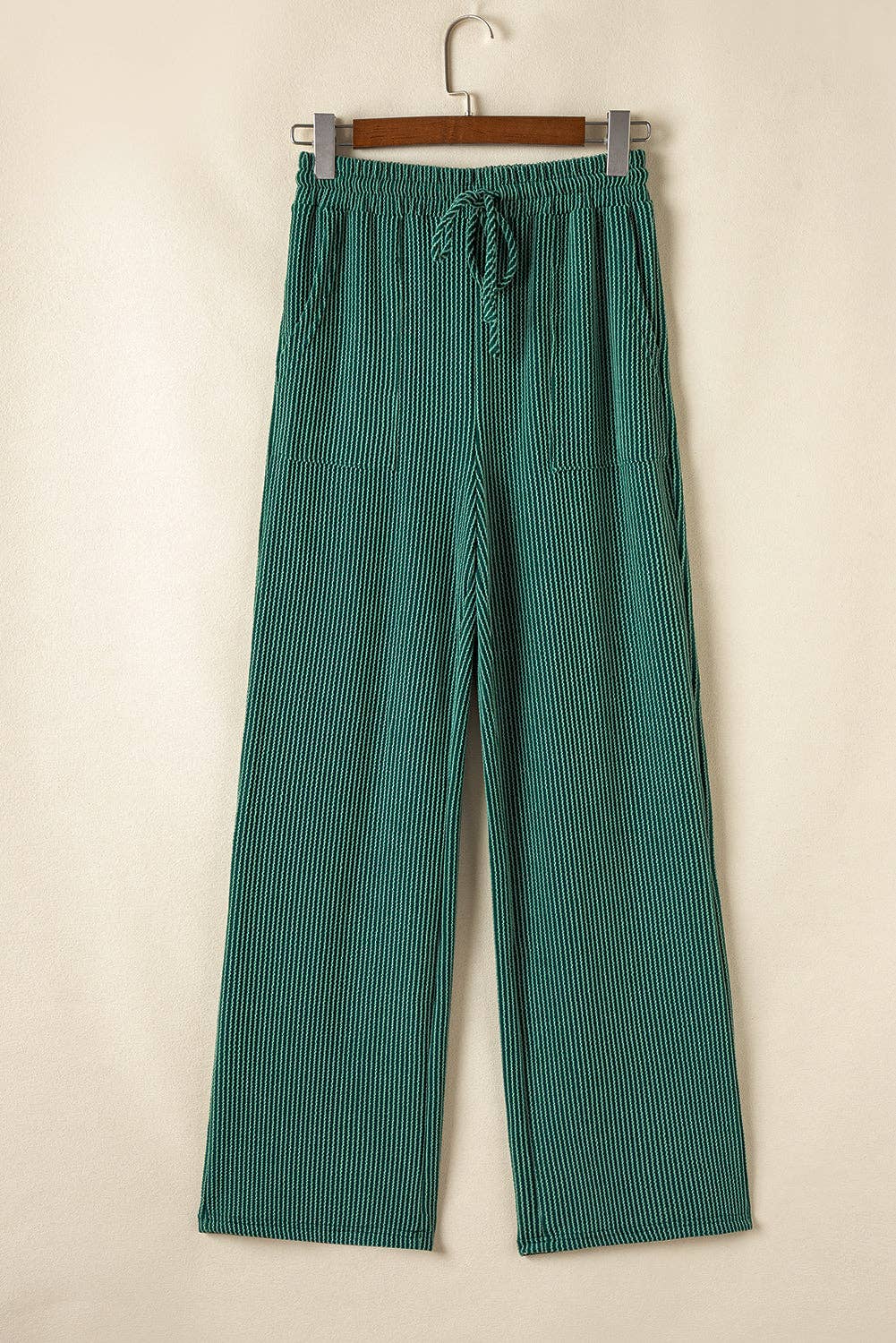 JOLLY Ribbed Knit Long Sleeve Top and Pants Set - Image 8