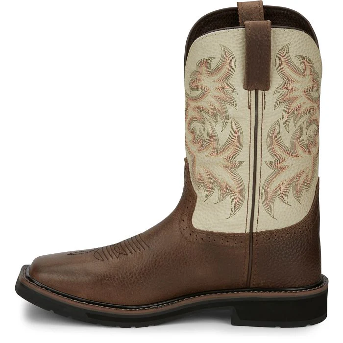 JUSTIN DRILLER STEEL TOE WORK BOOT STYLE SE4684 - Image 8