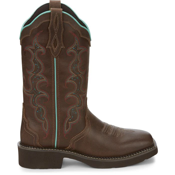 Justin Gypsy Ladies Square Toe Western Boots Style GY2900 - Image 3